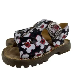 Dr. Martens Little Kids Floral Sandal US 8 Toddler's Buckle Summer Shoes