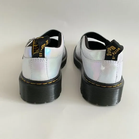 Dr. Martens Mary Jane 7M White Iridescent MJ Bexy Shoes Daisy