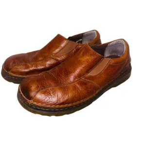 Dr. Martens Tevin Mens Slip-On Congac Leather Shoes Brown Loafers 13 US / 12 UK