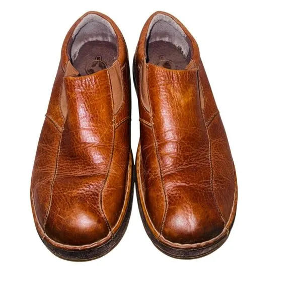 Dr. Martens Tevin Mens Slip-On Congac Leather Shoes Brown Loafers 13 US / 12 UK