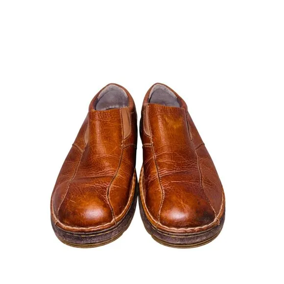 Dr. Martens Tevin Mens Slip-On Congac Leather Shoes Brown Loafers 13 US / 12 UK