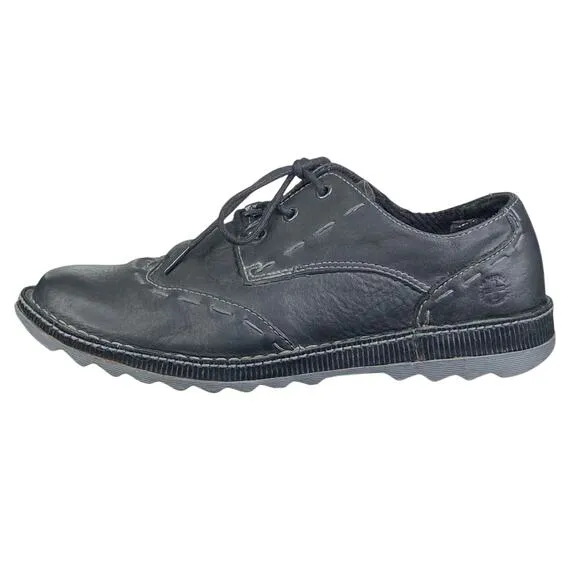 Dr. Martens Unisex Black Leather Lace Up Wingtip Oxfords Size M 10 W 11