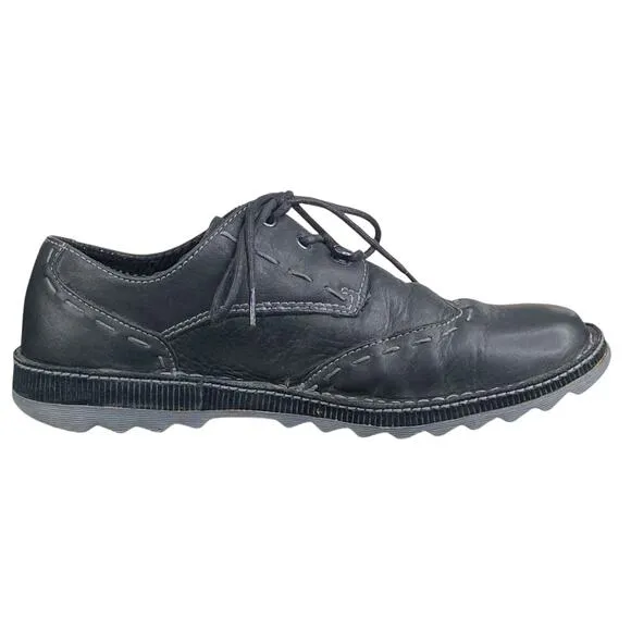 Dr. Martens Unisex Black Leather Lace Up Wingtip Oxfords Size M 10 W 11