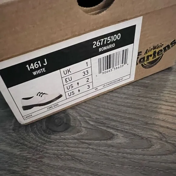Dr. Martens YOUTH 1461 LEATHER LACE UP SHOES