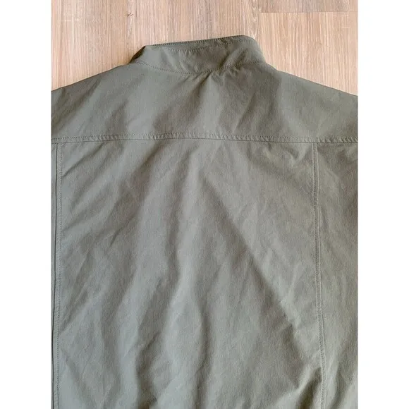 Duluth Trading Men’s Negotiator Rain Jacket (Size XL, Olive/Khaki) EUC