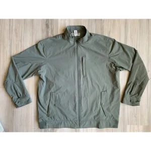 Duluth Trading Men’s Negotiator Rain Jacket (Size XL, Olive/Khaki) EUC