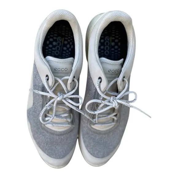 ECCO BIOM Fjuel Women's Sneakers – White/Gray – Size 9 (EU 40, UK 7)
