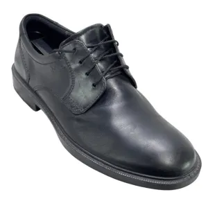 Ecco Men’s Shoes Black Leather Laced Oxfords Size 10