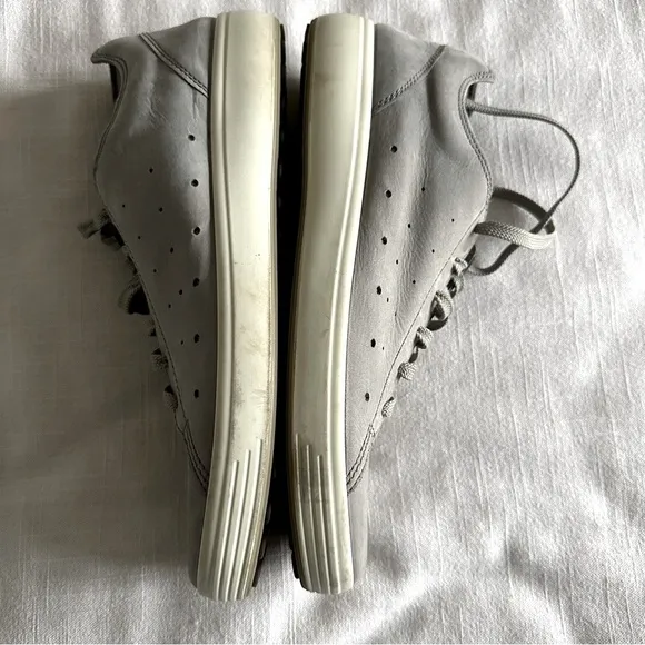 Ecco Mens Soft 7 Cloud Sneakers Shoes Nubuck Leather Sz 11-11.5/45EU Golf Office