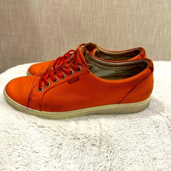 Ecco Soft 7 Ladies Leather Shoes Size 9