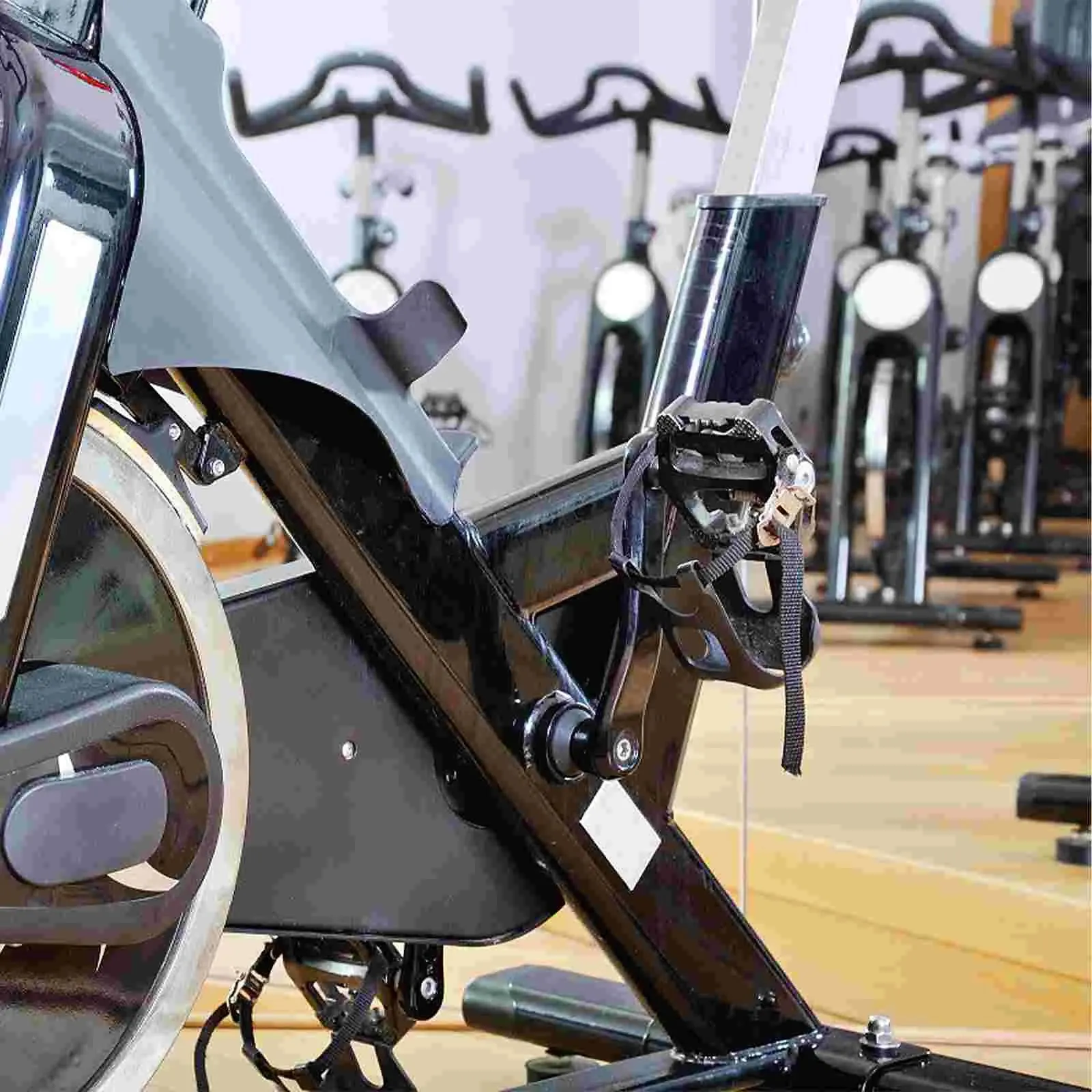 Electric Bike Braces Pedal Dog Muzzle Black Toe Clips Anti-slip Pedals Belt Strap Riding Accessories Fixed Gear Cycling Fitness