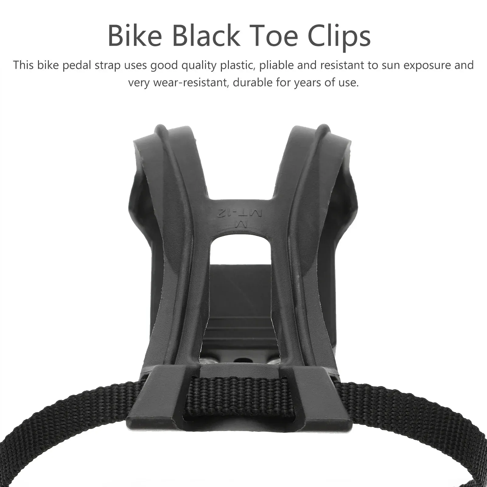 Electric Bike Braces Pedal Dog Muzzle Black Toe Clips Anti-slip Pedals Belt Strap Riding Accessories Fixed Gear Cycling Fitness