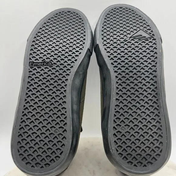 Emerica Winkowski Omen Hi Sneaker Skateboard Shoes Mens Size 9.5 Green Lace‎ Up