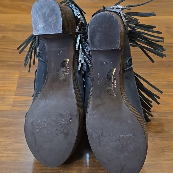 Emonk Ibiza Custom Made High Heel Boho Boots - Size 37