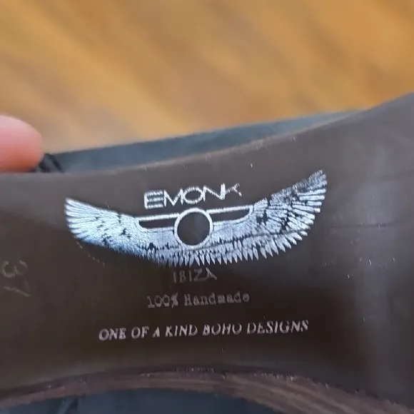 Emonk Ibiza Custom Made High Heel Boho Boots - Size 37