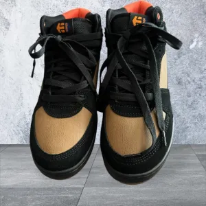 Etnies Black and Orange Athletic Shoes