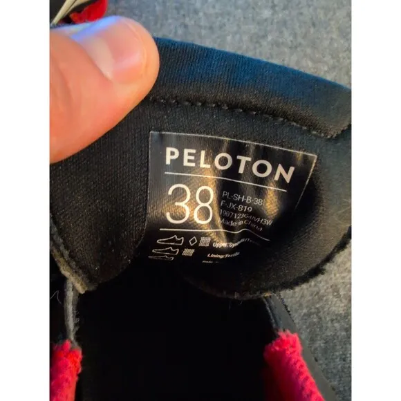 EUC Peloton cycling bike shoes with look delta cleats EU 38 US women's 7