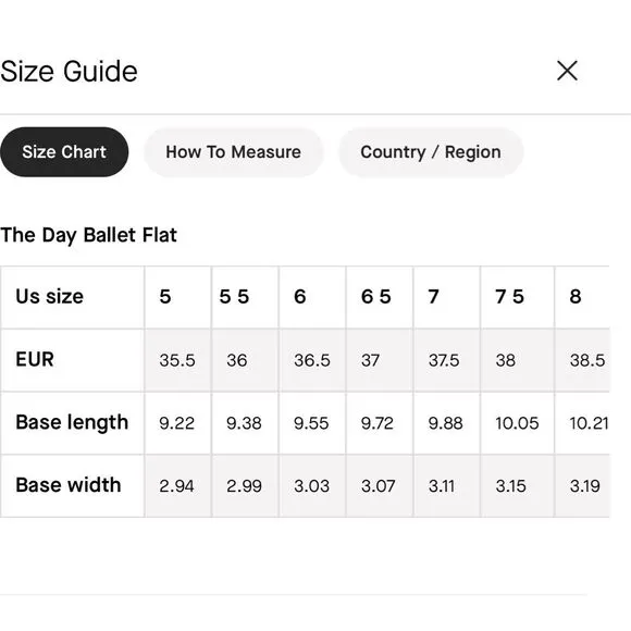 Everlane The Italian Leather Day Ballet Flat Womens 8.5 Toasted Almond Brown NEW