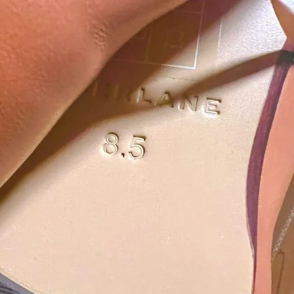 Everlane The Italian Leather Day Ballet Flat Womens 8.5 Toasted Almond Brown NEW