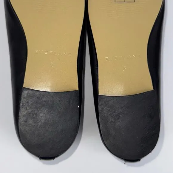 Everlane Women’s The Day Mary Jane Flat Shoes Size 6 Black