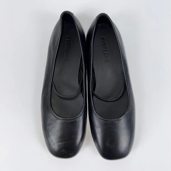 Everlane Women’s The Day Mary Jane Flat Shoes Size 6 Black