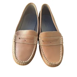 Excellent! Polo Ralph Lauren Boys Penny Loafers Brown Size 3 Dress Shoes