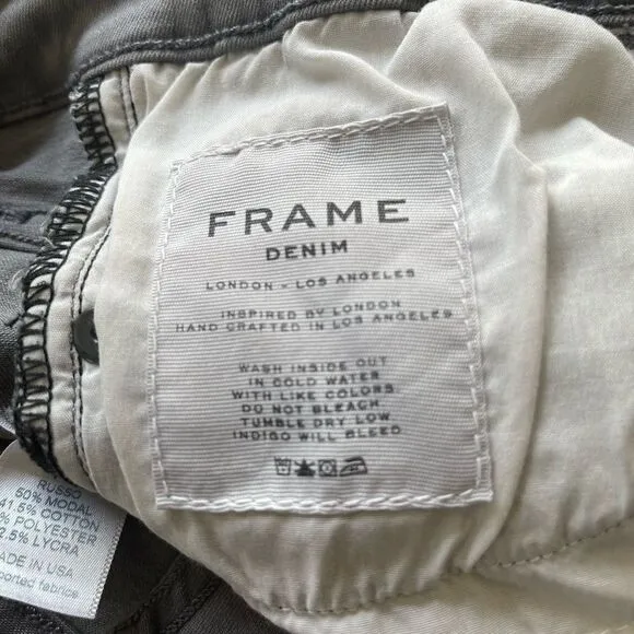 F ✨ FRAME Le Skinny De Jeanne Jeans – Russo Gray, Size 26 – Gently Pre-Loved ✨
