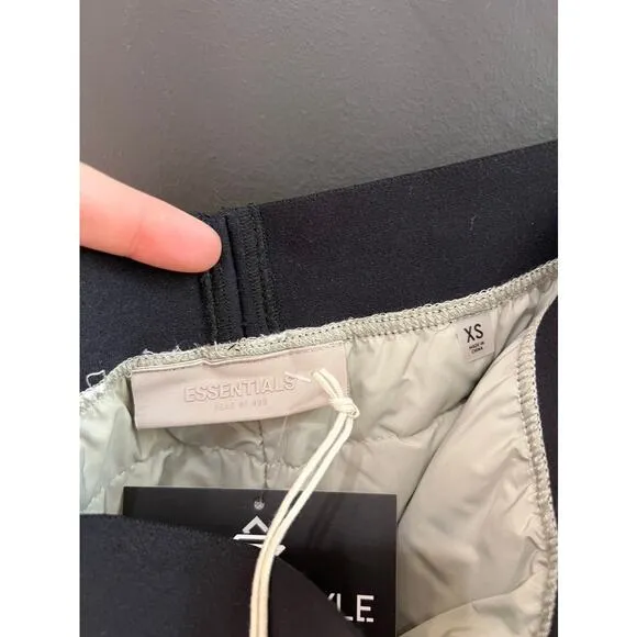 Fear of God FOG Essentials Storm Cargo Poly Pants Seafoam Green / Black Oak