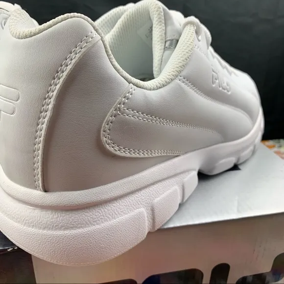 Fila Fulcrum All White Runners Size 10 Mens