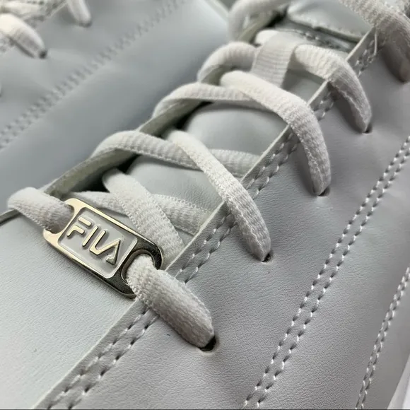 Fila Fulcrum All White Runners Size 10 Mens