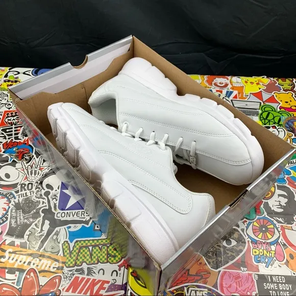 Fila Fulcrum All White Runners Size 10 Mens