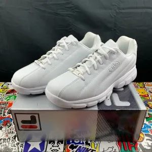 Fila Fulcrum All White Runners Size 10 Mens