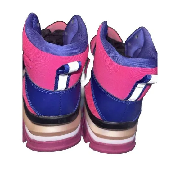 Fila Vittori High Top Pink Purple Black Shoes Women's 7.5 Preowned