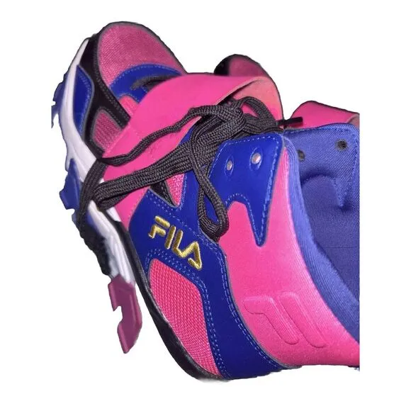 Fila Vittori High Top Pink Purple Black Shoes Women's 7.5 Preowned