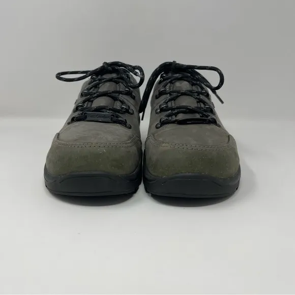 Finn Comfort Eppan Womens Hiking Walking Shoes Lace Up Leather Gray