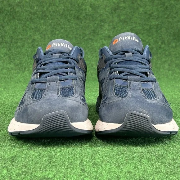 FitVille Marca Rebound STRIDE Core Shoes Majolica Blue Mens 10.5 EW Athleisure