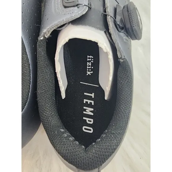 Fizik TEMPO OVERCURVE R5‎ Cycling Shoes Size 6 3/4 Metallic Gun Metal Black