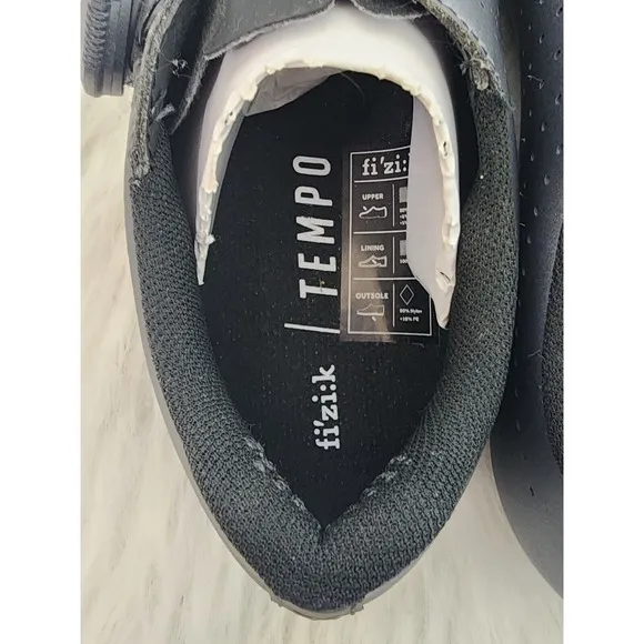 Fizik TEMPO OVERCURVE R5‎ Cycling Shoes Size 6 3/4 Metallic Gun Metal Black