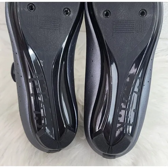 Fizik TEMPO OVERCURVE R5‎ Cycling Shoes Size 6 3/4 Metallic Gun Metal Black