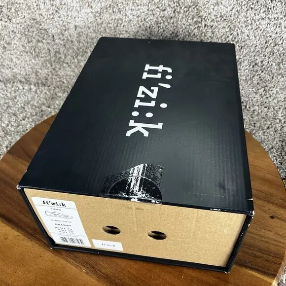 Fizik Tempo R5 Powerstrap Men’s Size 9.5 Road Cycling Shoes Black Bike