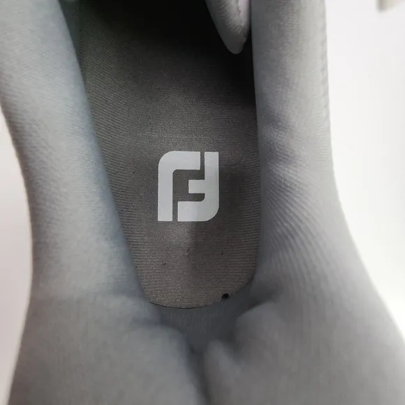 FJ FootJoy ProLite Golf Shoes 56924 Mens 9.5W Wide White Gray Sneaker NEW READ