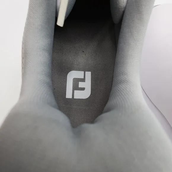 FJ FootJoy ProLite Golf Shoes 56924 Mens 9.5W Wide White Gray Sneaker NEW READ