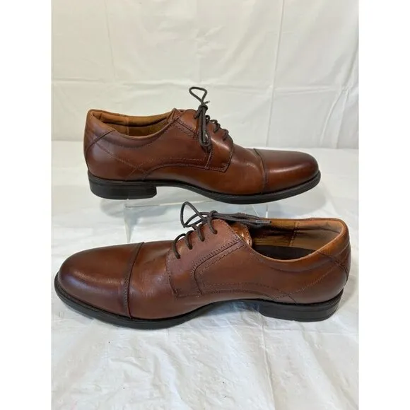 Florsheim Midtown Brown Leather Dress Shoes Size 13 B