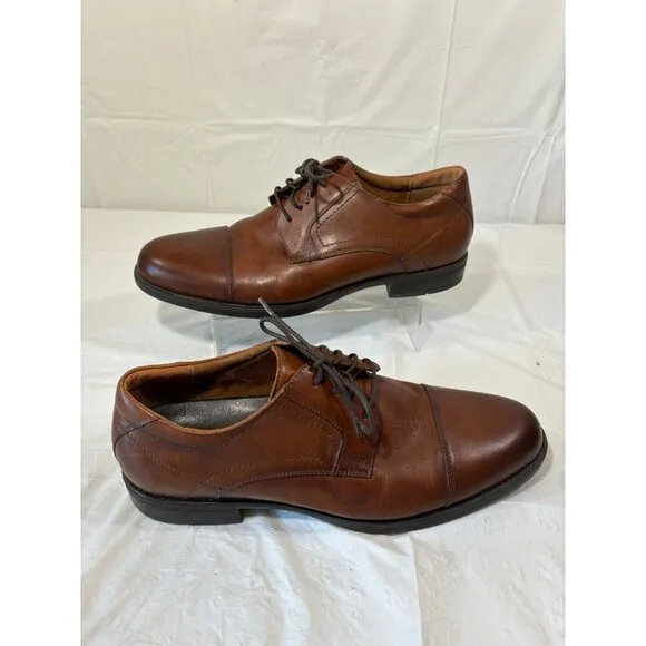 Florsheim Midtown Brown Leather Dress Shoes Size 13 B