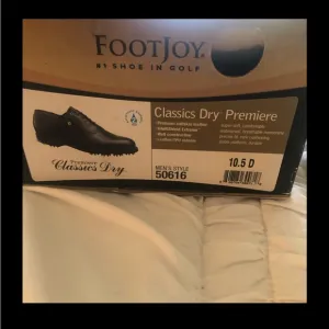 FootJoy Black Croc Golf Shoes for Ultimate Performance 10.5D with Soft Spikes