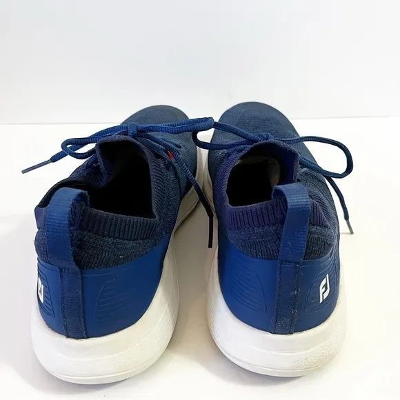 Footjoy Flex XP Series Mens Golf Shoes Size 9.5 Blue Mesh Casual 56268