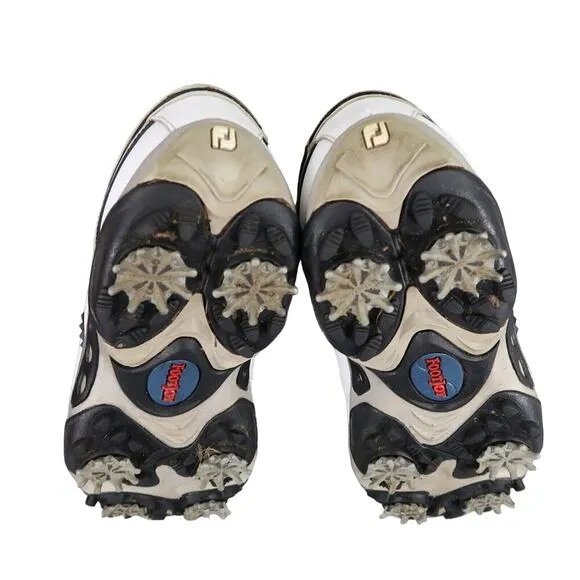 FootJoy Shoes Womens 8.5 Golf Oxford Sneaker Summer Series White Athletic Spikes
