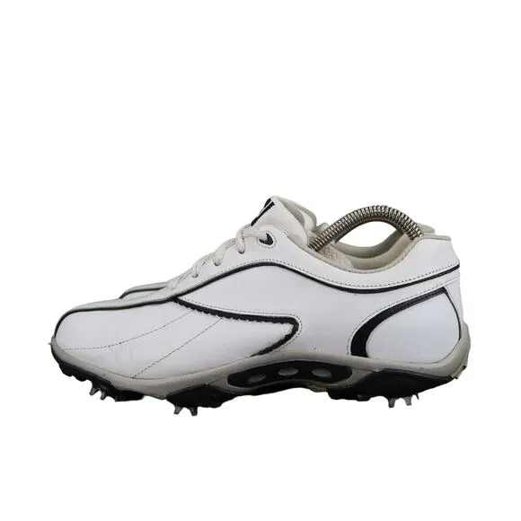 FootJoy Shoes Womens 8.5 Golf Oxford Sneaker Summer Series White Athletic Spikes