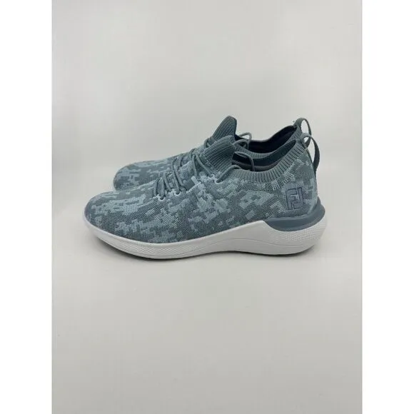 FootJoy Shoes Womens 9 M Flex XP Golf Sneakers Gray Canvas Round Toe 95349
