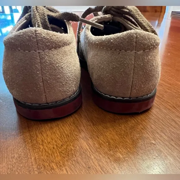 Footmates Bucky Oxford dirty buck suede gender neutral size toddler 9 EUC